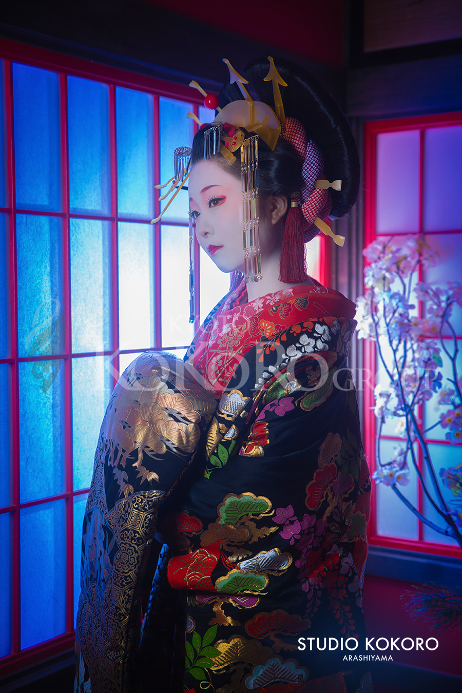 花魁体験の作例