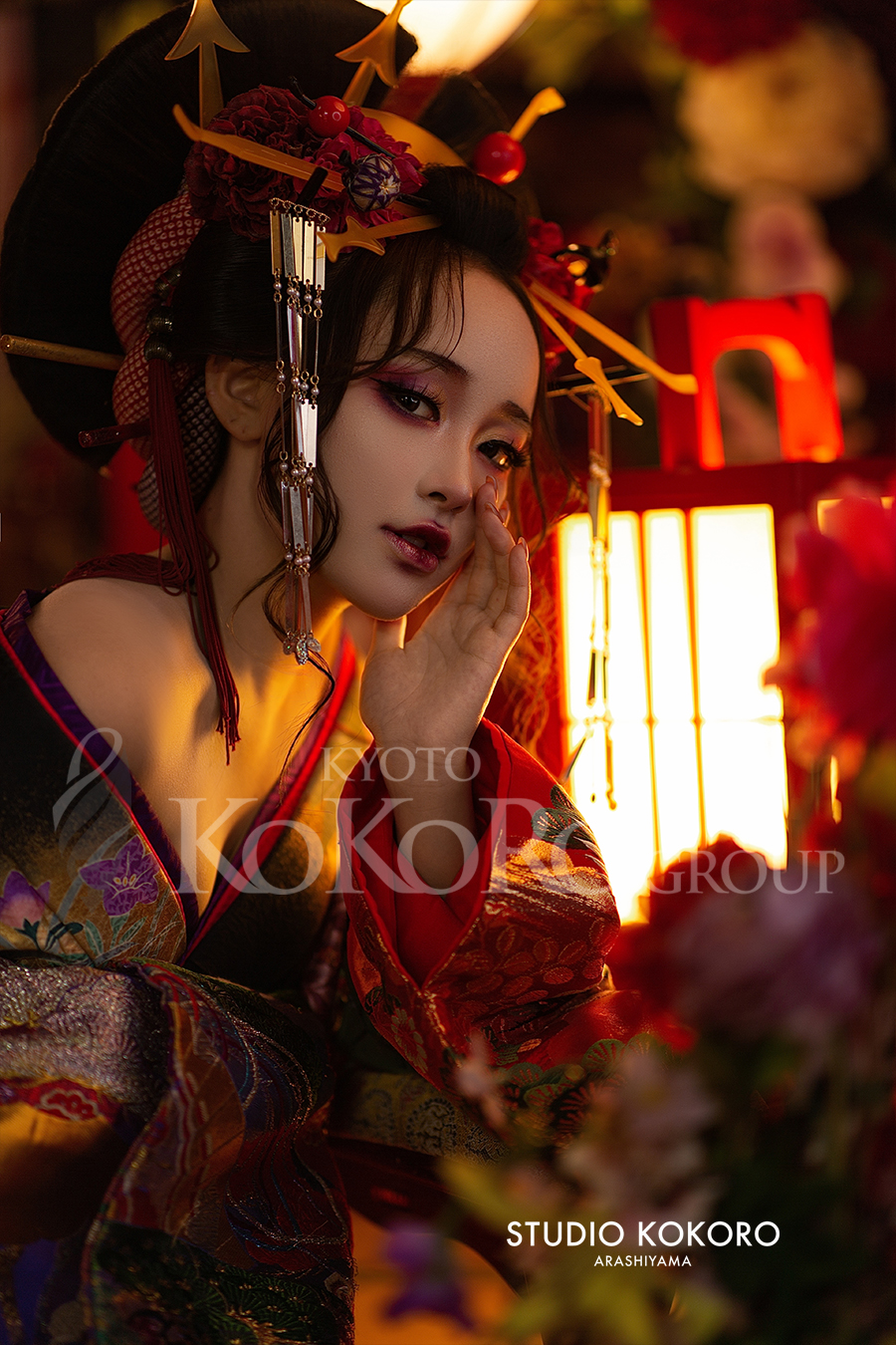 花魁体験の作例